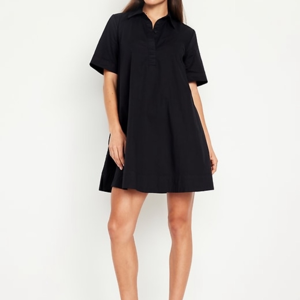 Black Short Sleeve Dress